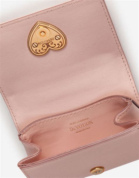 Devotion Micro Bag In Quilted Nappa Leather In Pale Pink.